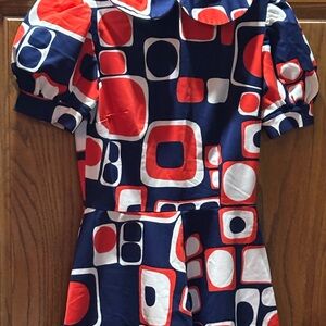 Handmade Peter Pan style collar vintage dress.60’s/70’s style. Approx size small